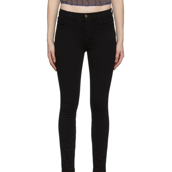frame black jeans Le High Skinny size 25 - Picture 1 of 6